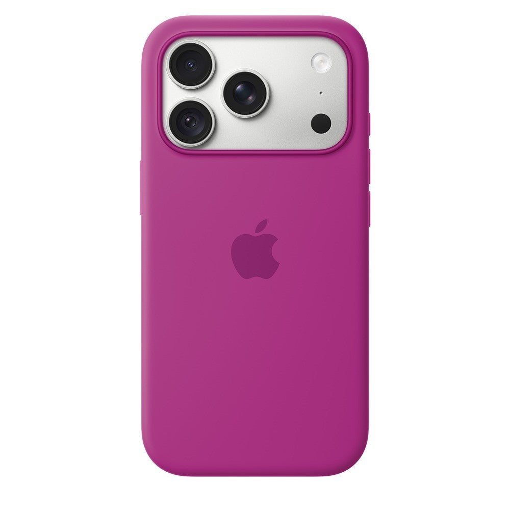 Apple Original iPhone 18 Pro Skal Silicone Case MagSafe Magenta