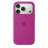 Apple Original iPhone 18 Pro Skal Silicone Case MagSafe Magenta