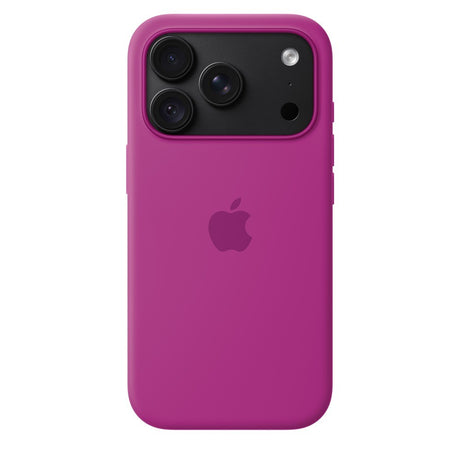 Apple Original iPhone 18 Pro Skal Silicone Case MagSafe Magenta