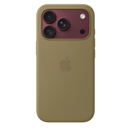 Apple Original iPhone 18 Pro Skal Silicone Case MagSafe Olive