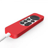 Apple TV 4K 2021/Apple TV Remote (gen 2) Skal Silikon Röd