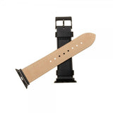 Fixed Apple Watch 38/40/41/42mm Armband Leather Strap Svart
