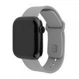 Fixed Apple Watch 38/40/41/42mm Armband Silicone Sporty Strap Grå