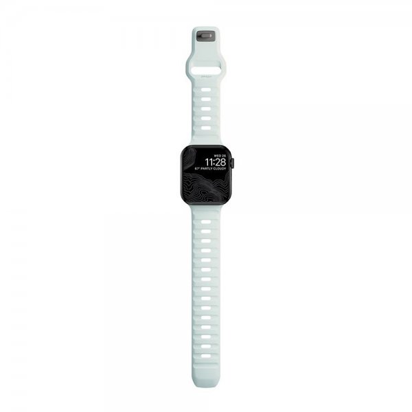 Nomad Apple Watch 38/40/41/42mm Armband Sport Band Icy Blue Glow