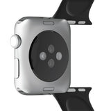 Puro Apple Watch 38/40/41/42mm Armband ICON Silicone Band Svart