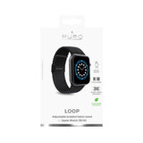 Puro Apple Watch 38/40/41/42mm Armband Loop Svart