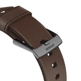 Nomad Apple Watch 38/40/41/42mm Armband Modern Band Black Hardware Rustic Brown