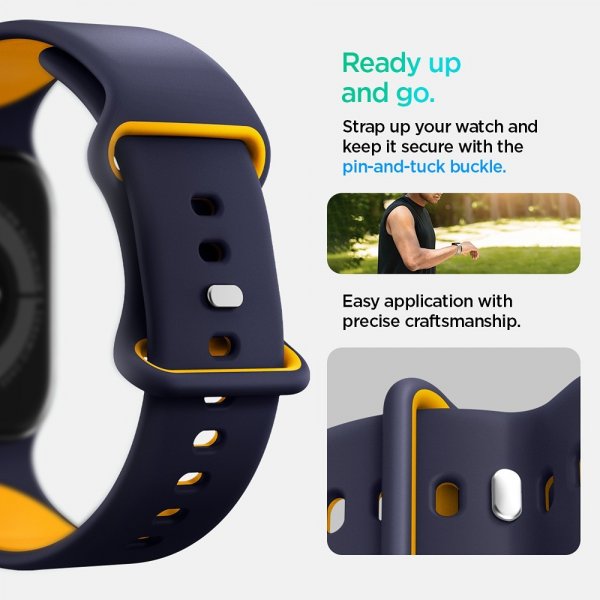 Spigen Apple Watch 40/41/42mm Armband Nano Pop Blueberry Navy