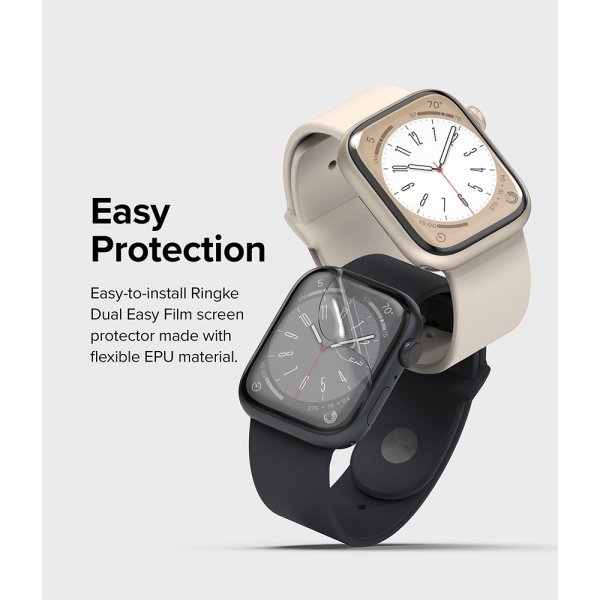 Ringke Apple Watch 40/41mm Skärmskydd Dual Easy Film 3-pack