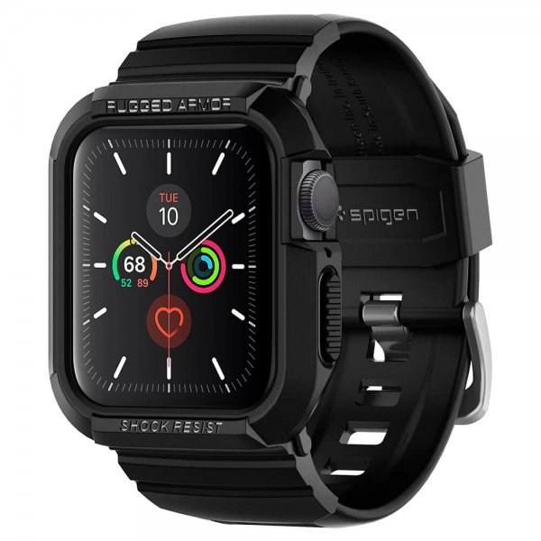 Spigen Apple Watch 40/41mm Skal med armband Rugged Armor Pro Svart