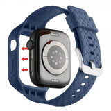 Apple Watch 41mm Armband Vävtextur Mörkblå