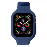 Apple Watch 41mm Armband Vävtextur Mörkblå
