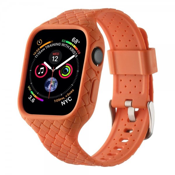 Apple Watch 41mm Armband Vävtextur Orange