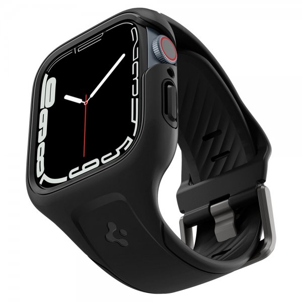 Spigen Apple Watch 41mm Skal med Armband Liquid Air Pro Svart