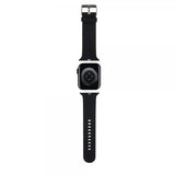 Karl Lagerfeld Apple Watch 44/45/46/Apple Watch Ultra Armband Rubber NFT Choupette Svart
