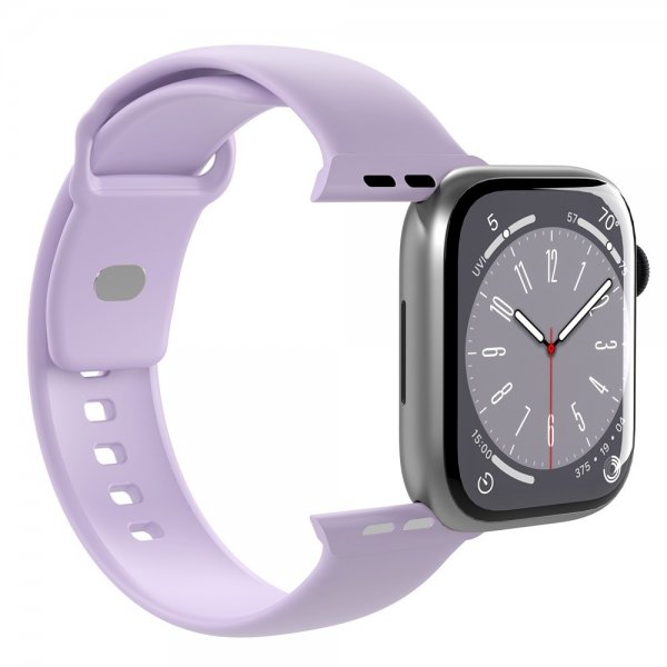 Puro Apple Watch 44/45/46mm/Apple Watch Ultra Armband ICON Silicone Band Lavender
