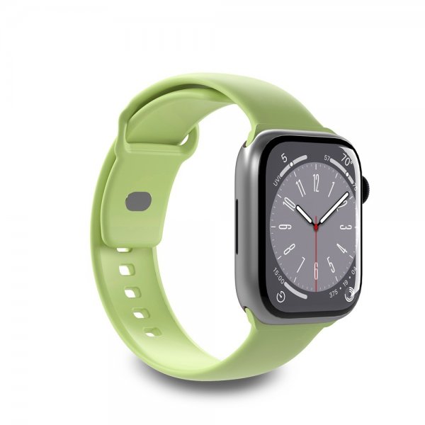 Puro Apple Watch 44/45/46mm/Apple Watch Ultra Armband ICON Silicone Band Matcha Green