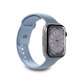 Puro Apple Watch 44/45/46mm/Apple Watch Ultra Armband ICON Silicone Band Powder Blue