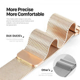 Dux Ducis Apple Watch 44/45/46mm/Apple Watch Ultra Armband Milanese Pro Series Guld