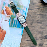 Apple Watch 44/45/46mm/Apple Watch Ultra Armband Pärlor Grön