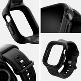 Spigen Apple Watch 42mm (Series 10/11) Armband och Skal Vault Pro Matte Black