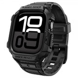 Spigen Apple Watch 42mm (Series 10/11) Armband Rugged Armor Pro 2 Matte Black