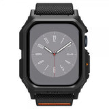 Spigen Apple Watch 42mm (Series 10/11) Armband och Skal Lite Fit Pro Matte Black