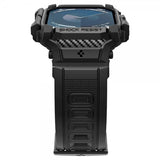 Spigen Apple Watch 42mm (Series 10/11) Armband och Skal Rugged Armor Pro Matte Black