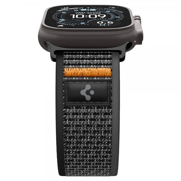 Spigen Apple Watch 44/45/46mm/Ultra 49mm Armband Athlex Air 2 Active Black Orange