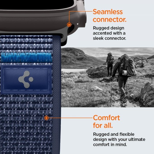 Spigen Apple Watch 44/45/46mm/Ultra 49mm Armband Athlex Air 2 Active Navy