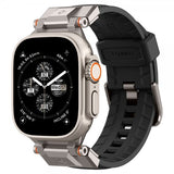 Spigen Apple Watch 44/45/46/49mm Armband DuraPro Armor Svart