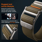 Spigen Apple Watch 44/45/46mm/Ultra 49mm Armband DuraPro Flex Khaki