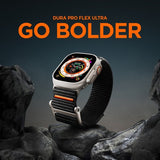 Spigen Apple Watch 44/45/46mm/Ultra 49mm Armband DuraPro Flex Svart