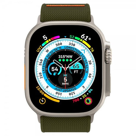 Spigen Apple Watch 44/45/46mm/Ultra 49mm Armband Lite Fit Ultra Khaki