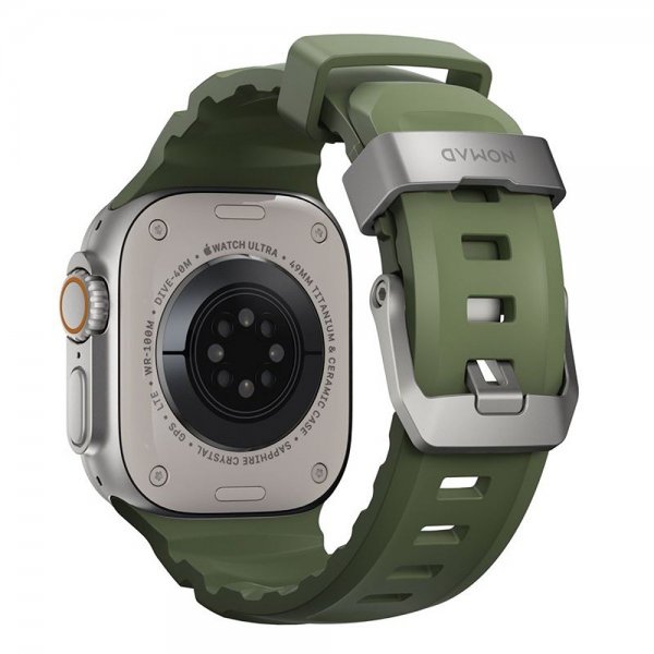 Nomad Apple Watch 44/45/46mm/Ultra 49mm Armband Rocky Point Natural Forest
