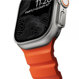 Nomad Apple Watch 44/45/46mm/Ultra 49mm Armband Rocky Point Natural Magma