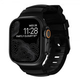 Nomad Apple Watch 44/45/46mm/Ultra 49mm Armband Rocky Point Svart Carbon Black
