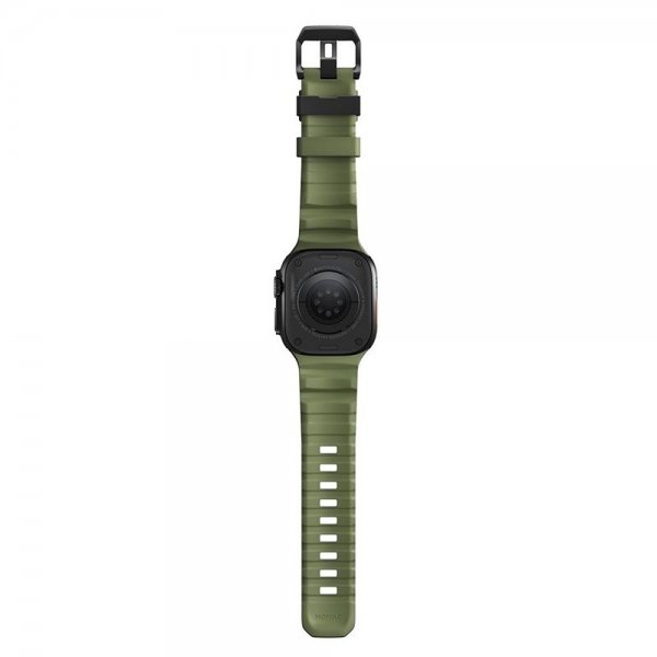 Nomad Apple Watch 44/45/46mm/Ultra 49mm Armband Rocky Point Svart Forest