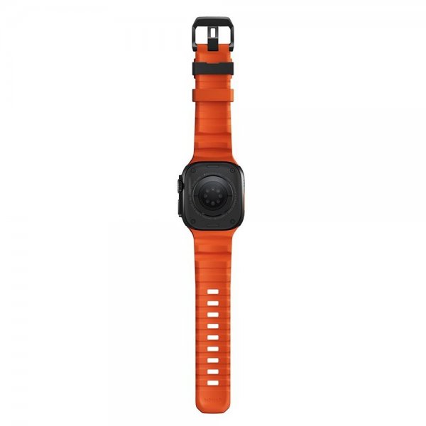 Nomad Apple Watch 44/45/46mm/Ultra 49mm Armband Rocky Point Svart Magma