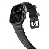 Nomad Apple Watch 44/45/46mm/Ultra 49mm Armband Rocky Point Svart Storm