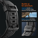 Spigen Apple Watch 44/45/46mm/Ultra 49mm Armband Rugged Ultra Matte Black