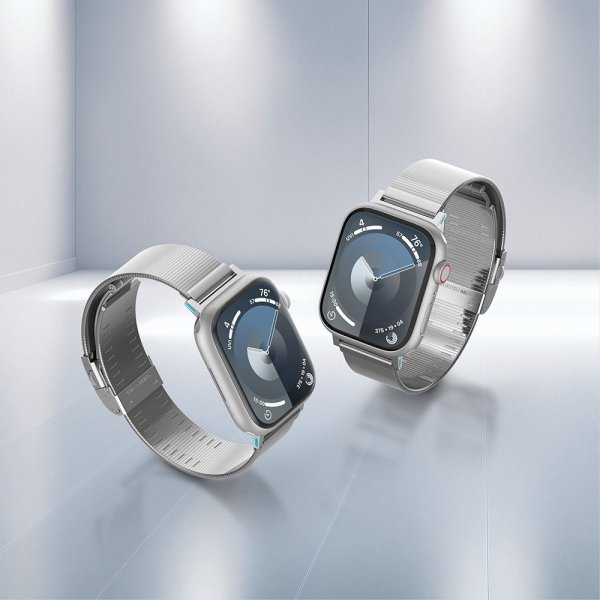 Spigen Apple Watch 44/45/46mm/Ultra 49mm Armband Sleek Link Silver