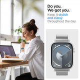Spigen Apple Watch 44/45/46mm/Ultra 49mm Armband Sleek Link Silver