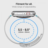 Spigen Apple Watch 44/45/46mm/Ultra 49mm Armband Sleek Link Silver