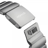 Nomad Apple Watch 44/45/46mm/Ultra 49mm Armband Stratos Band Natural Icy Blue Glow
