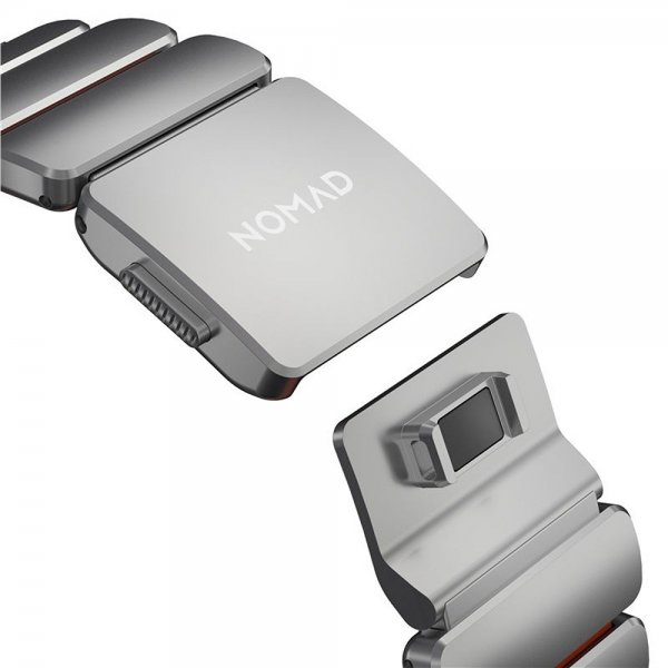 Nomad Apple Watch 44/45/46mm/Ultra 49mm Armband Stratos Band Natural Ultra Orange
