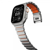 Nomad Apple Watch 44/45/46mm/Ultra 49mm Armband Stratos Band Natural Ultra Orange