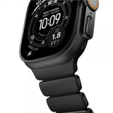 Nomad Apple Watch 44/45/46mm/Ultra 49mm Armband Stratos Band Svart Ultra Orange