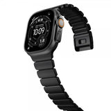 Nomad Apple Watch 44/45/46mm/Ultra 49mm Armband Stratos Band Svart Ultra Orange