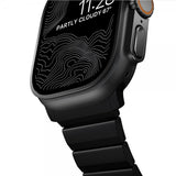 Nomad Apple Watch 44/45/46mm/Ultra 49mm Armband Titanium Band Svart